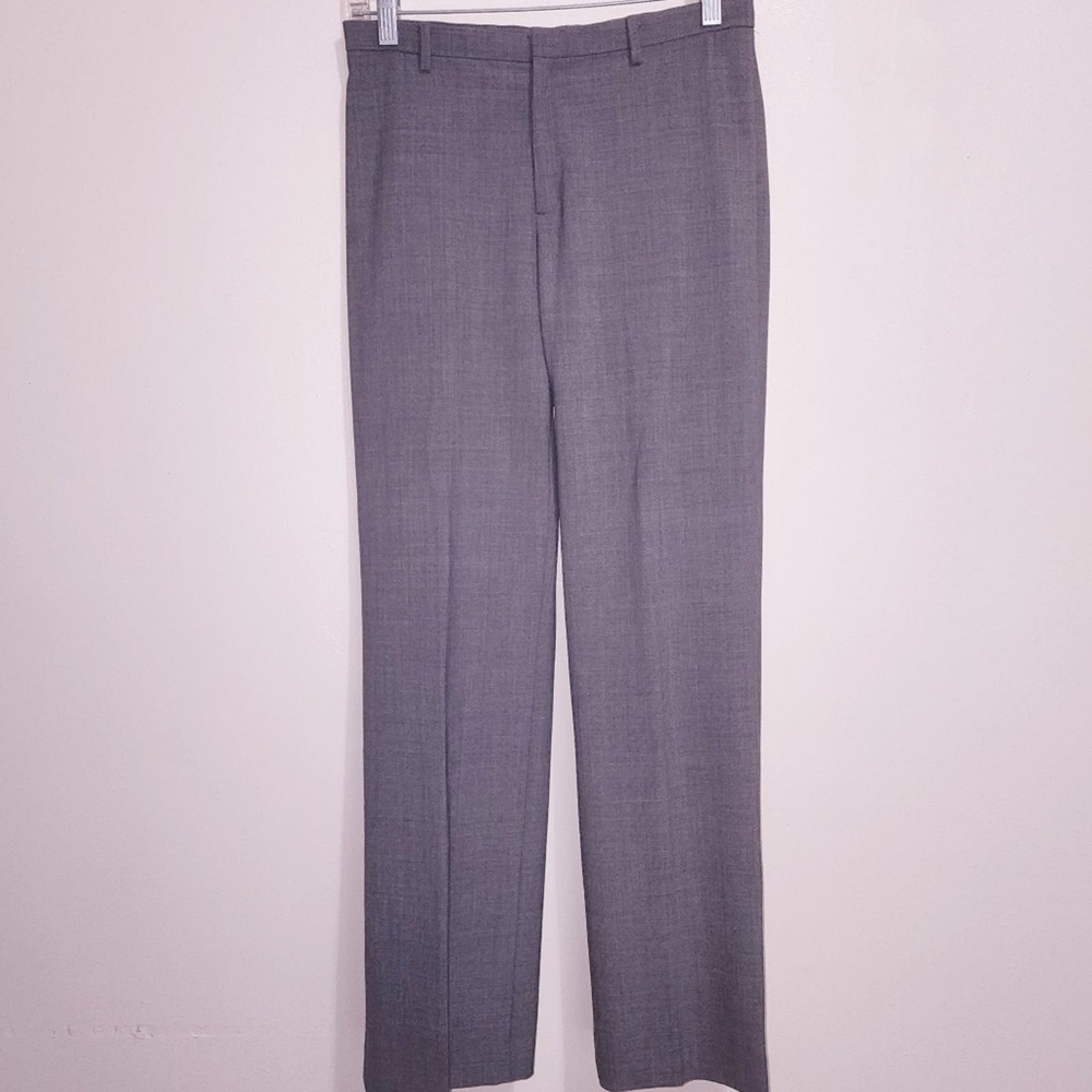 Gap Wool Blend Gray Dress Pants Size 4 Career Business Mid Rise
